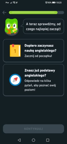 duolingo - poziomy