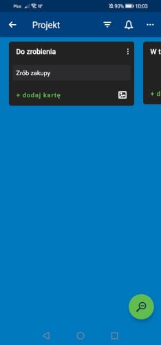 aplikacja do organizacji dnia - trello