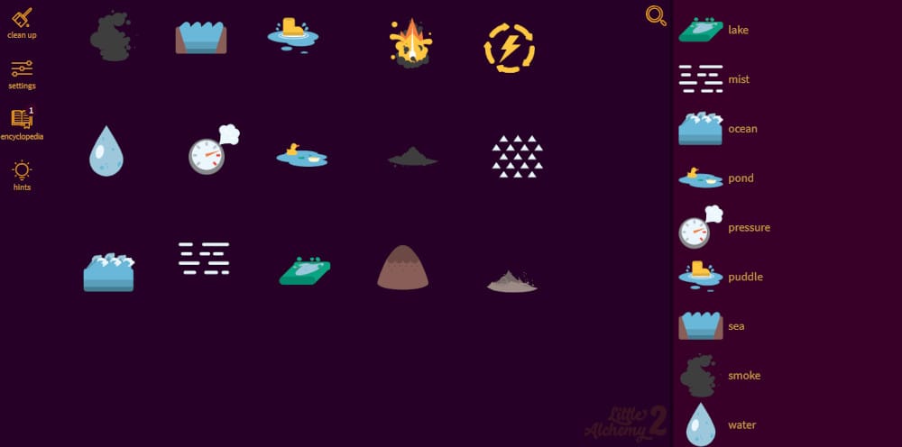 gra w przeglądarce little alchemy