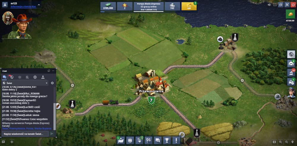 rail nation - gra w przeglądarce