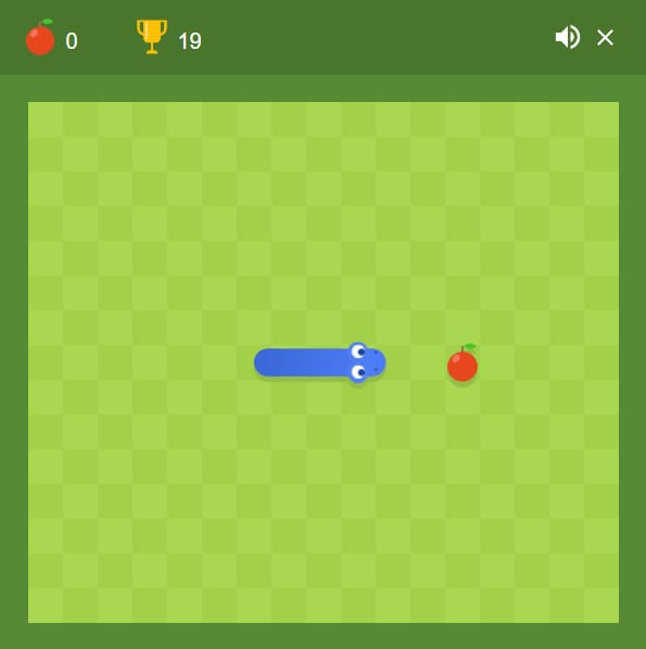 snake - stara gra w przeglądarce